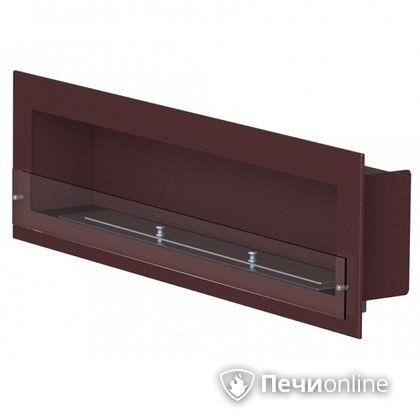 Биокамин ЭкоЛайф Window 800 Glass black burgundy в Вологде